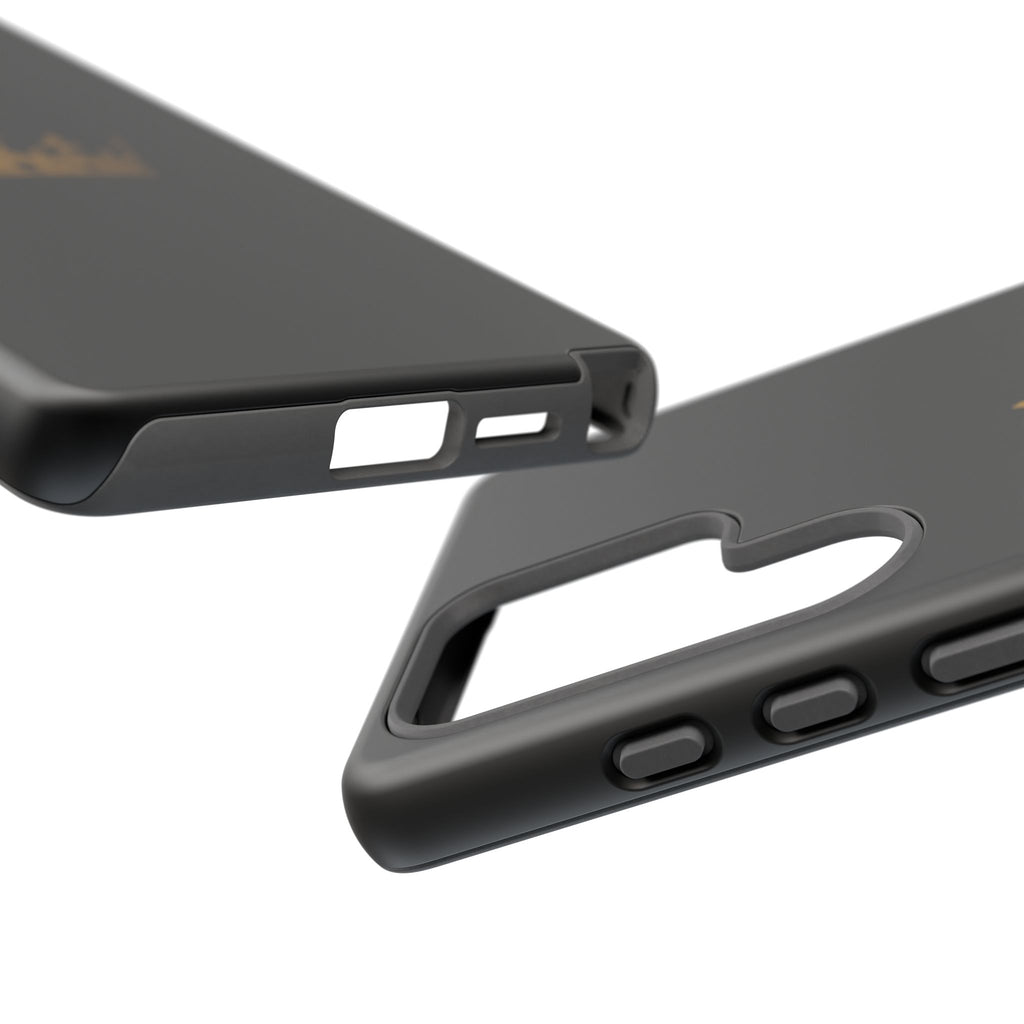 Crown Tough Phone Case – Black Protective King Crown Design