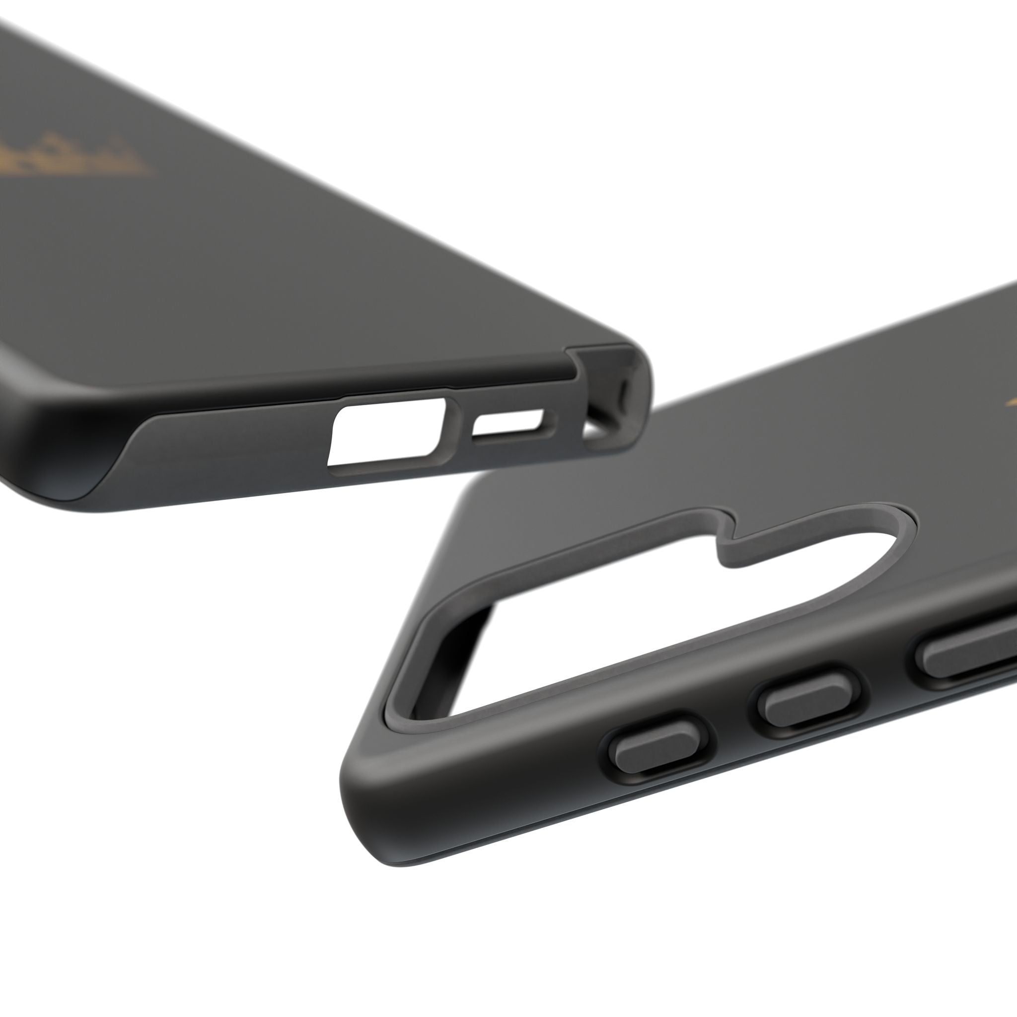 Crown Tough Phone Case – Black Protective King Crown Design
