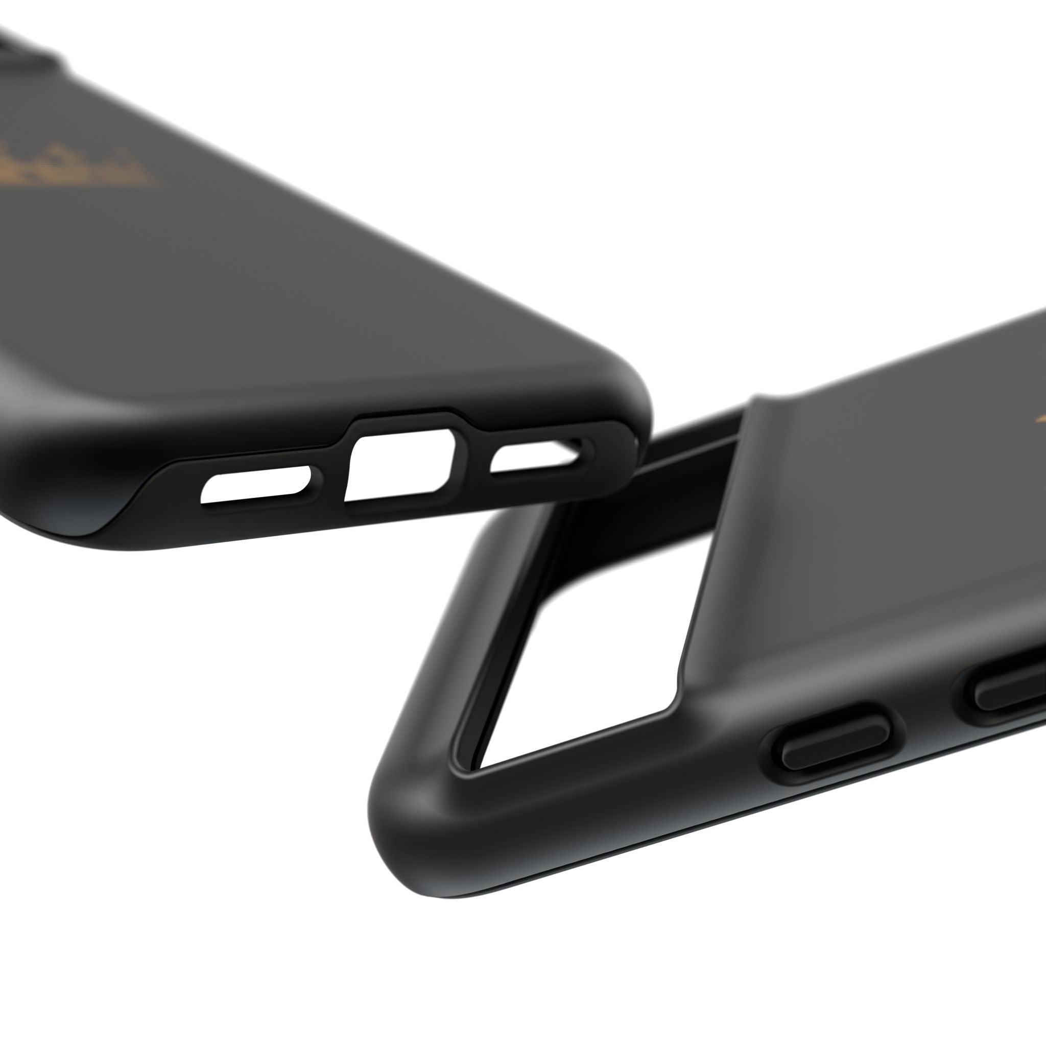 Crown Tough Phone Case – Black Protective King Crown Design