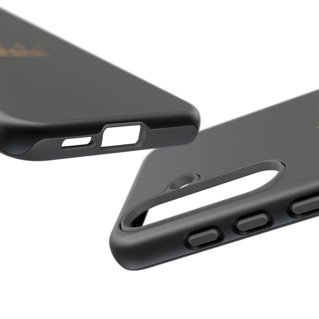Crown Tough Phone Case – Black Protective King Crown Design
