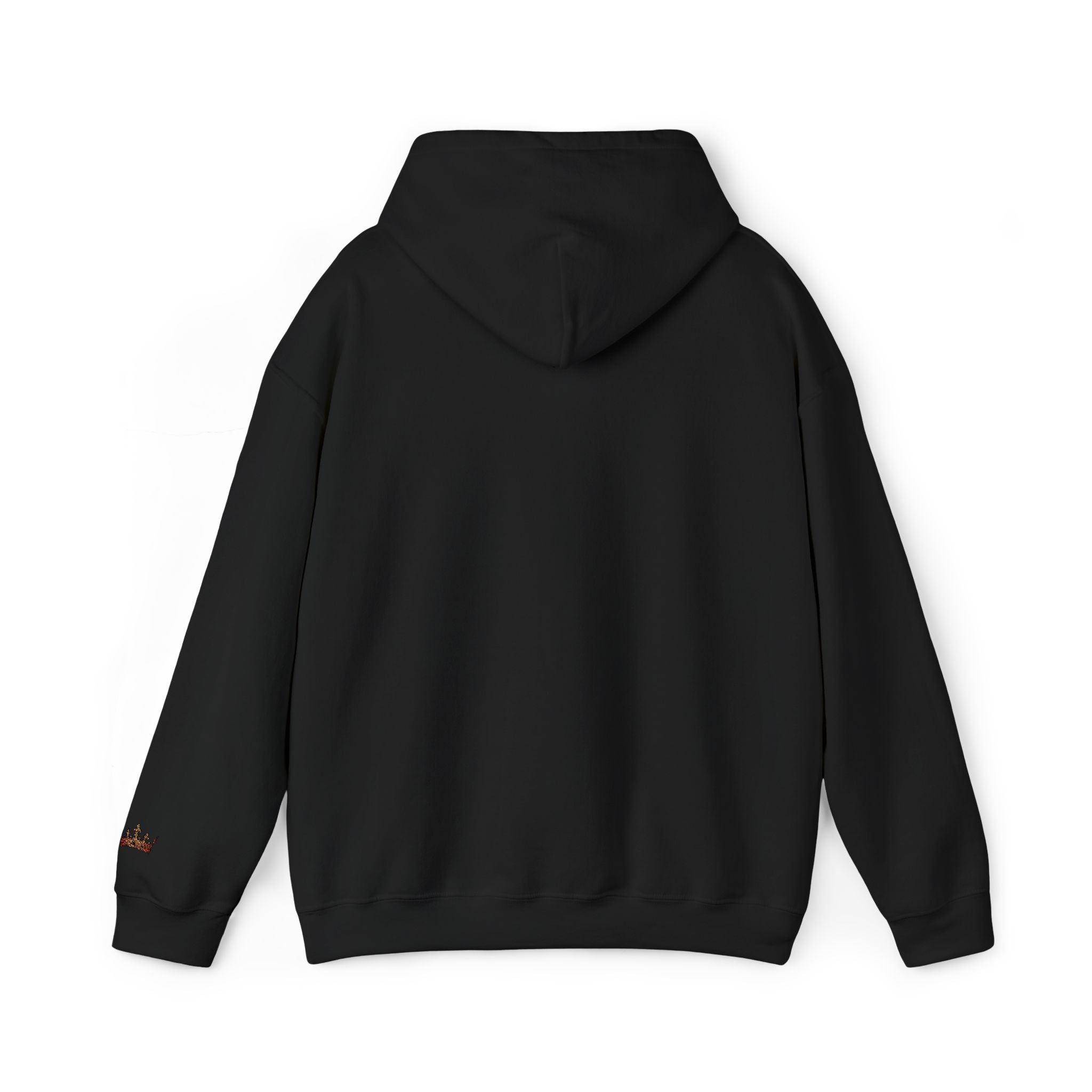 Black Hoodie - Minimal Crewneck Hooded Sweatshirt