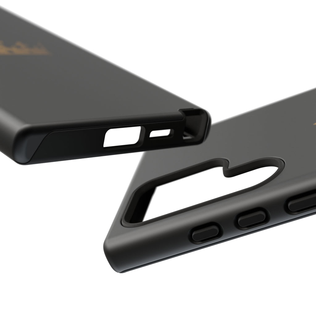 Crown Tough Phone Case – Black Protective King Crown Design