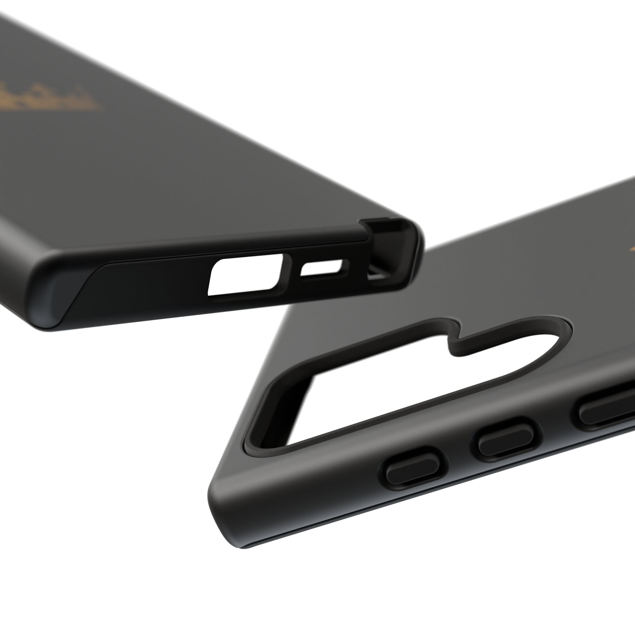 Crown Tough Phone Case – Black Protective King Crown Design