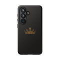 Crown Tough Phone Case – Black Protective King Crown Design