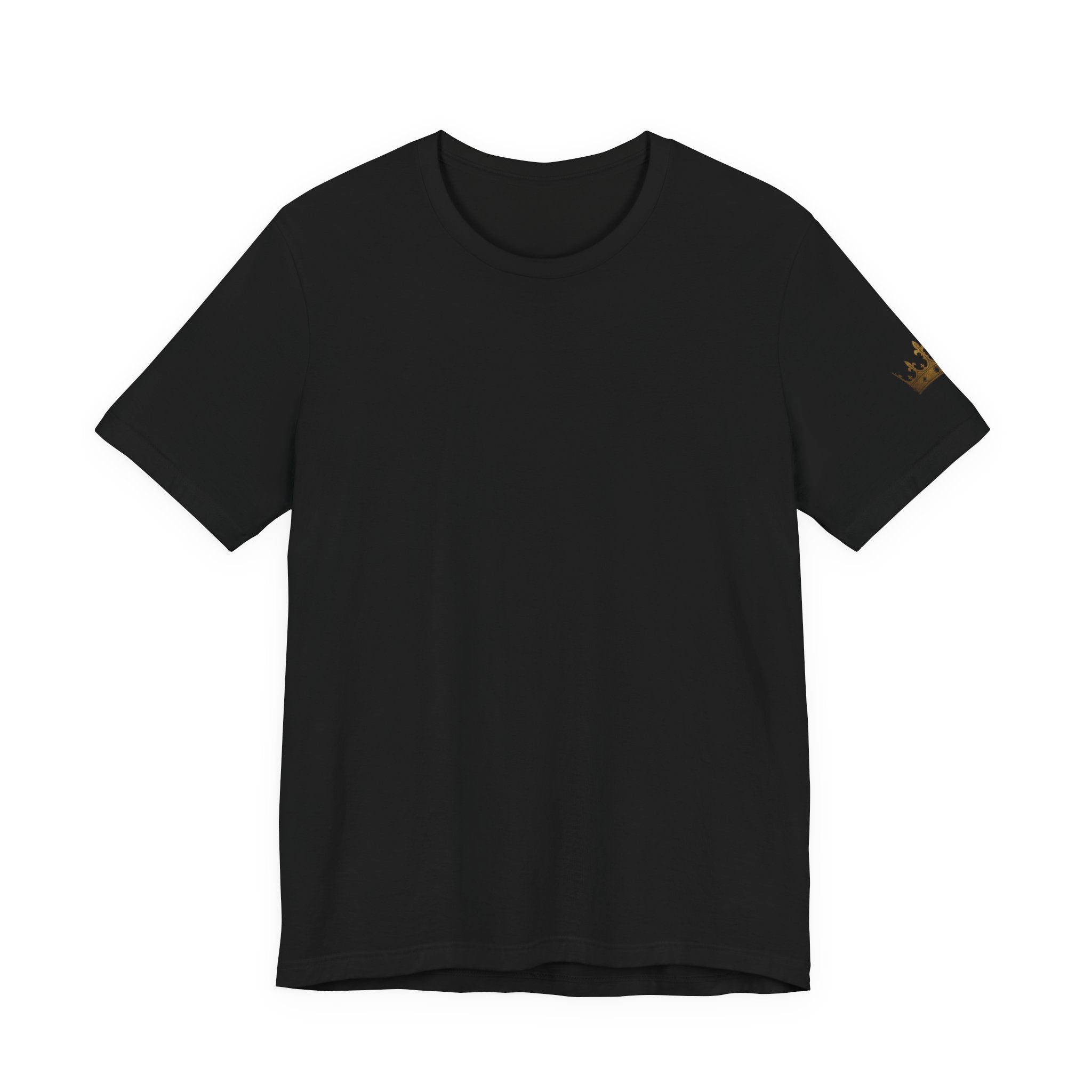 Hidden Prince Crown Sleeve Tee — Black Band T‑Shirt