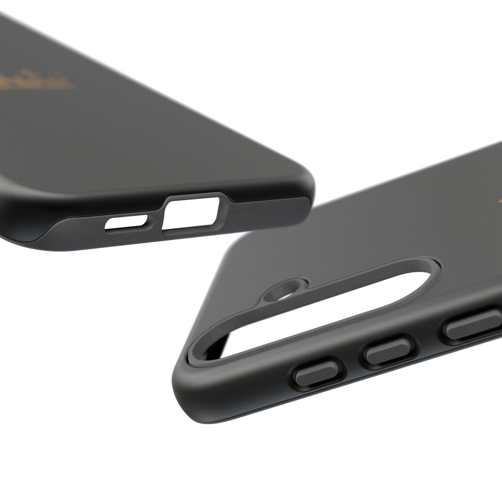 Crown Tough Phone Case – Black Protective King Crown Design