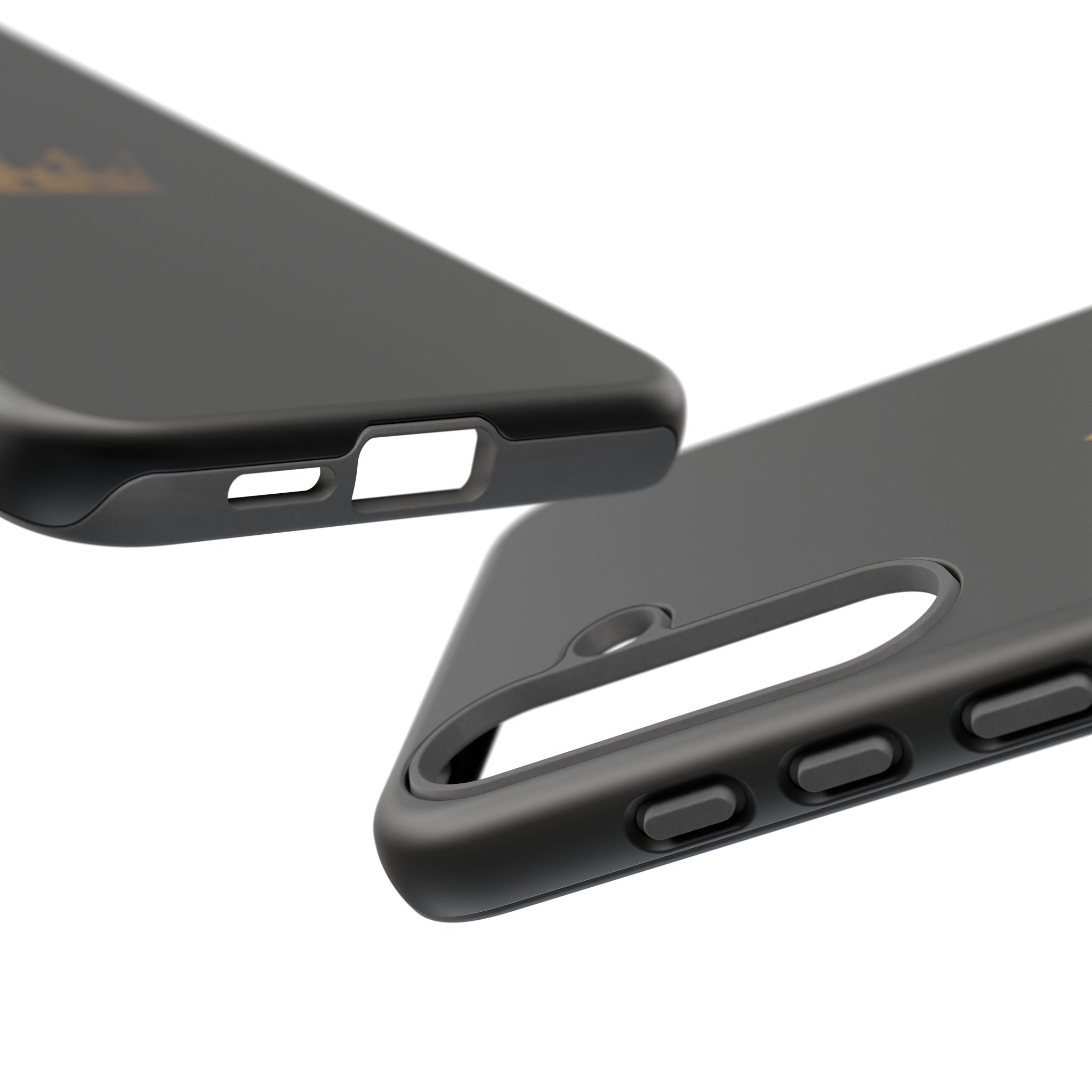 Crown Tough Phone Case – Black Protective King Crown Design