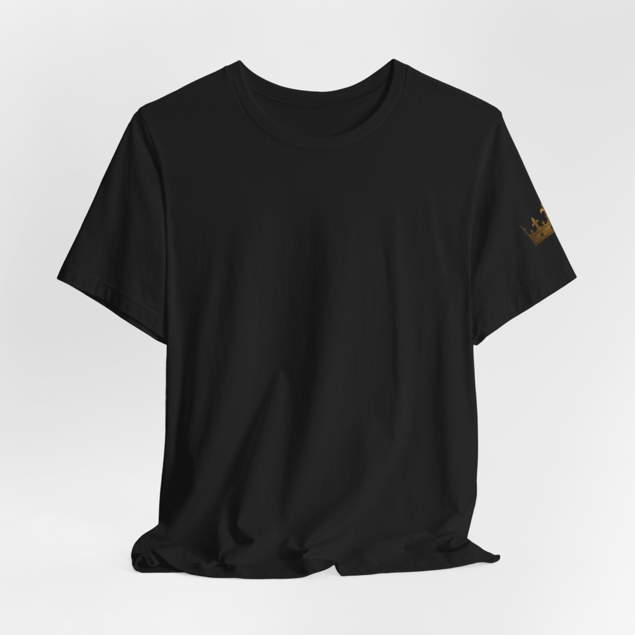 Hidden Prince Crown Sleeve Tee — Black Band T‑Shirt