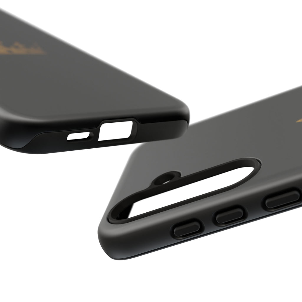 Crown Tough Phone Case – Black Protective King Crown Design