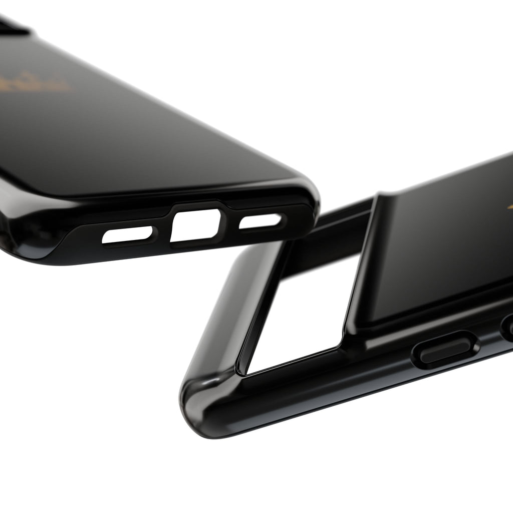 Crown Tough Phone Case – Black Protective King Crown Design
